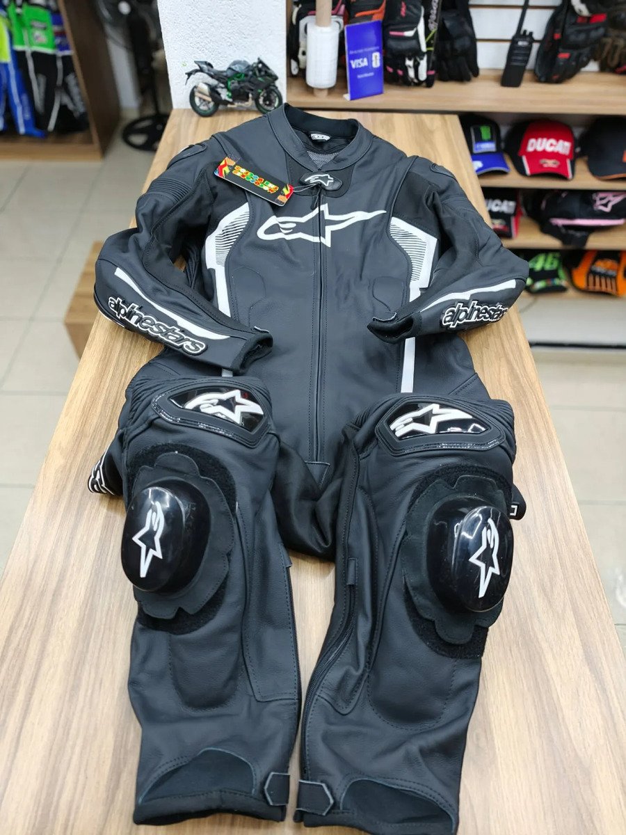 Traje Mono De Piel Motociclista Fusion Motoparts - Imagen 3