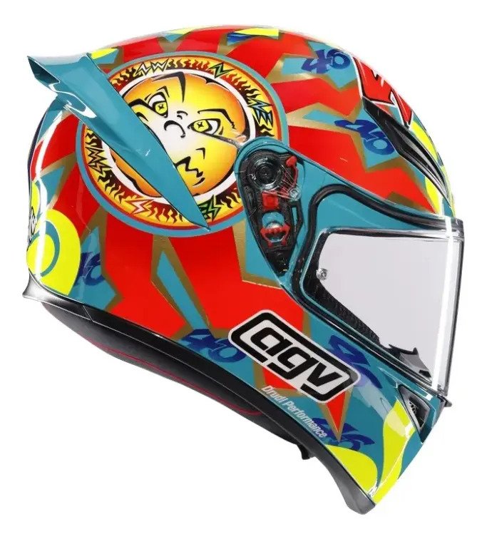 Casco Cerrado Agv K-1 E2206 Rossi Mugello 1999 Original - Imagen 2