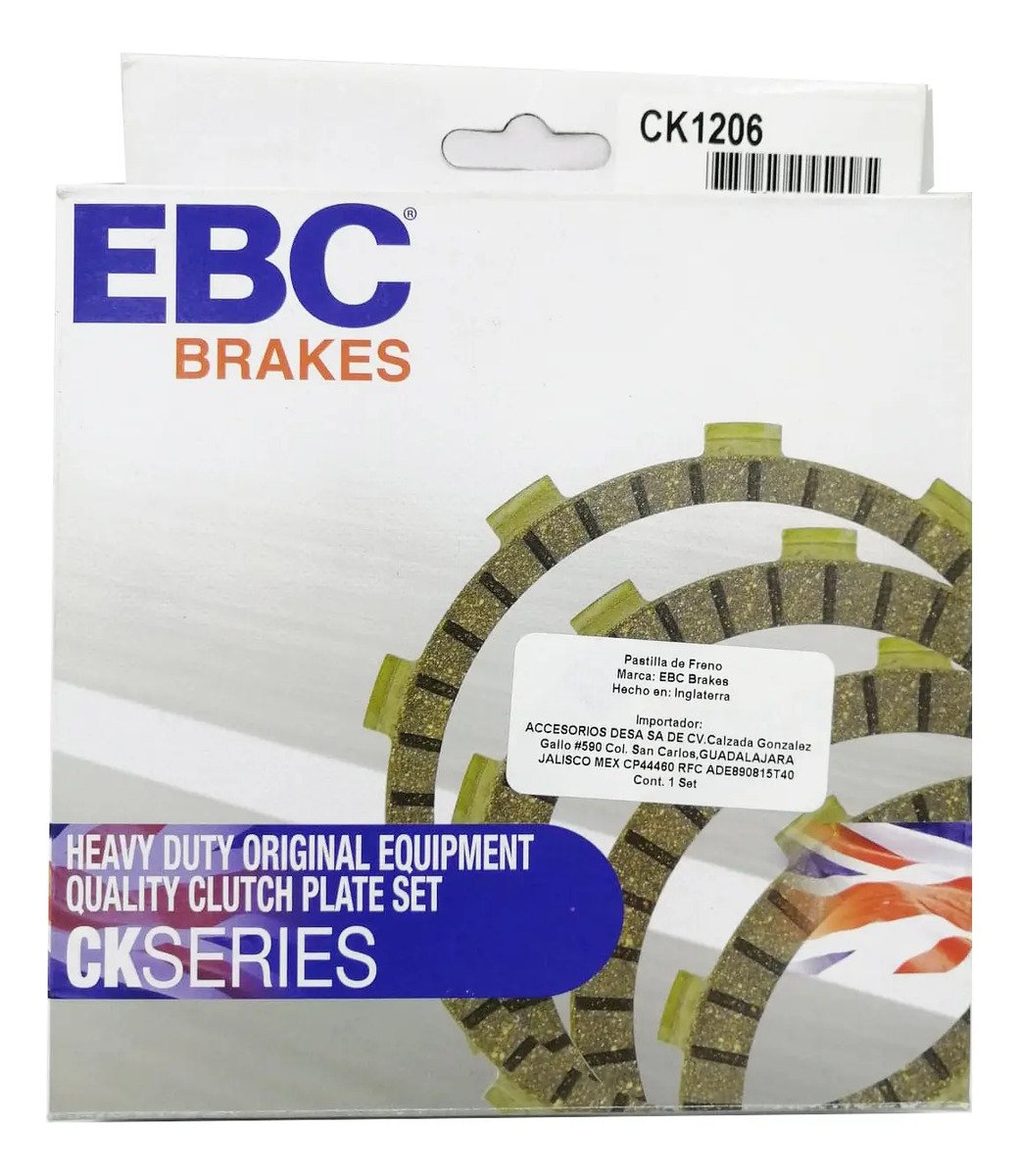 Pastas De Clutch Honda 600 F2 F3 Originales Ebc