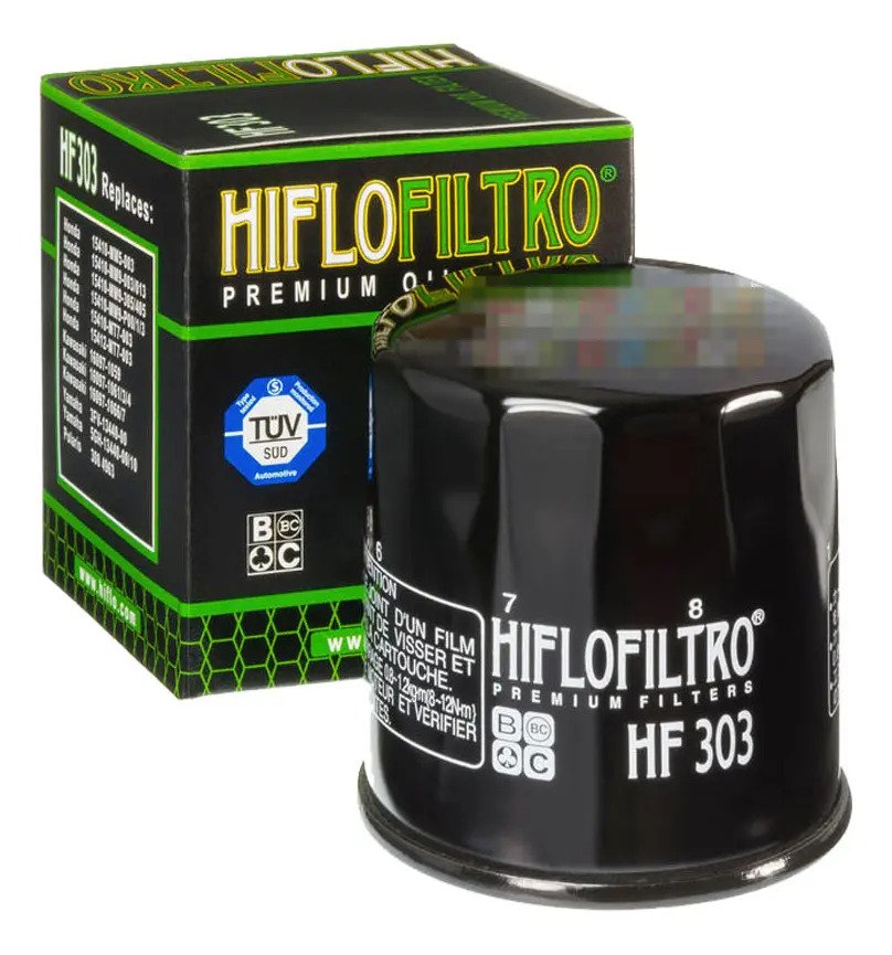 Filtro De Aceite Premium Hiflo Hf 303 Zx6r 636 Zx10r 300 400