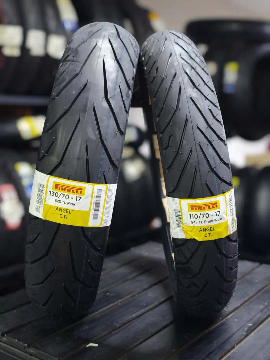 Par De Llantas 150/60-17 Y 110/70-17 Pirelli Angel City - Imagen 3