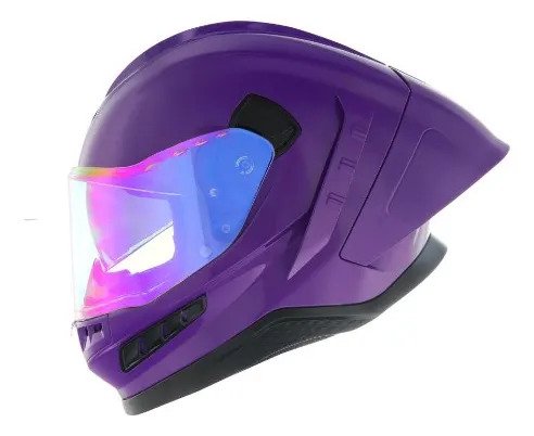 Casco Integral R7 Racing Morado Dama
