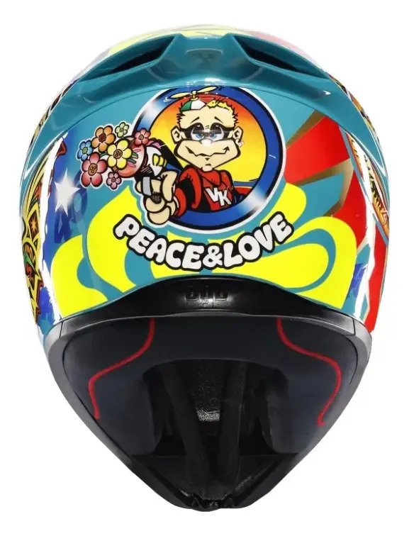 Casco Cerrado Agv K-1 E2206 Rossi Mugello 1999 Original - Imagen 6