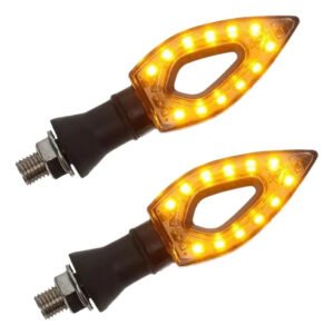 Par Direccionales P/moto -01 Led Luz Ambar Universales