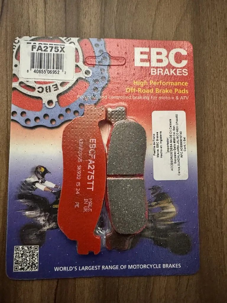 Balatas Tras Ebc X Yamaha Yzf R6 99 02 Yzf R1 02 03 - Imagen 3