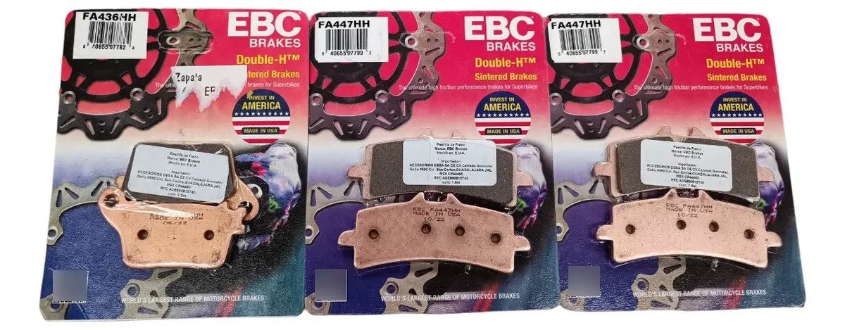 Balatas Kit Ebc Suzuki Gsxr 600 750 1000 11-17