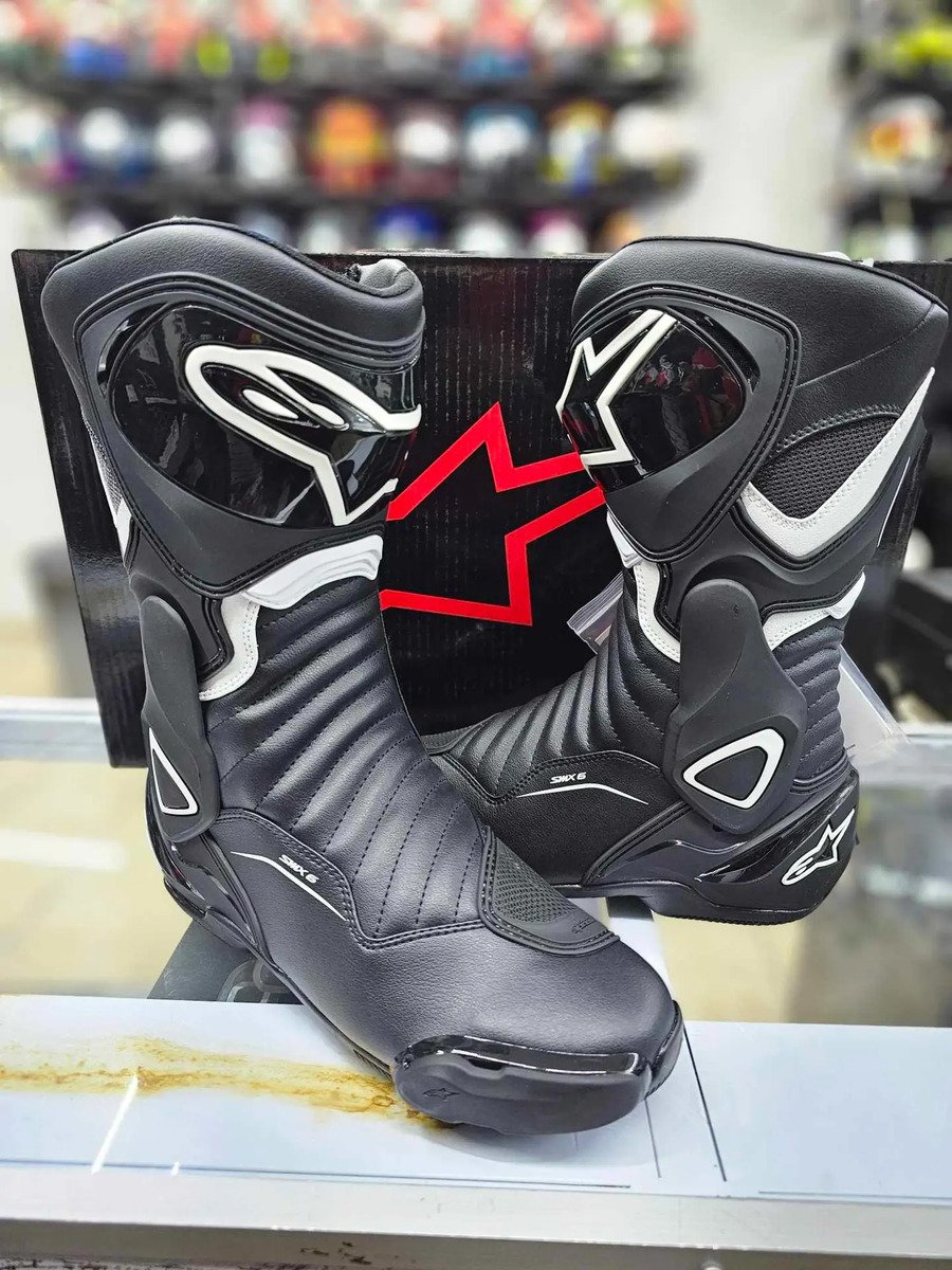 Botas S-mx 6 V2 Ngo/bco Originales - Imagen 2