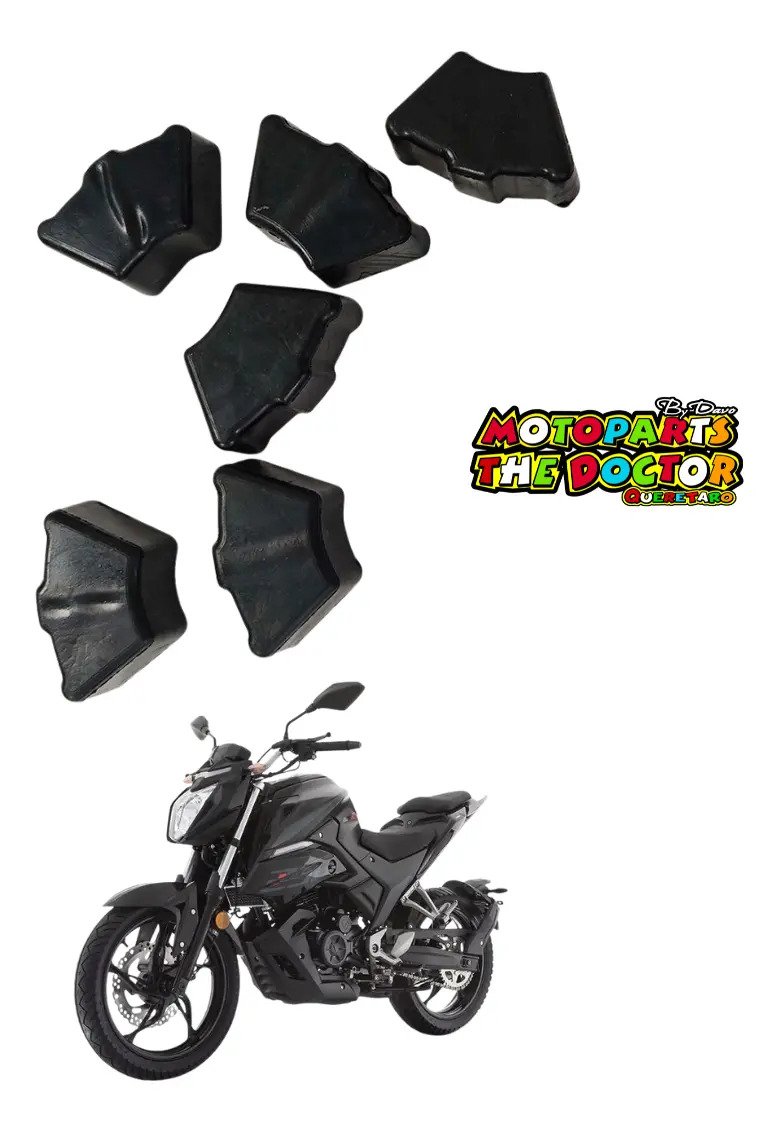 Gomas Sprock Moto Italika 250z 250sz Dm250 Rt250 Vort-x 300 - Imagen 3