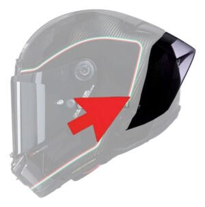 Aleron Aerodinamico Para Casco Nolan X-804 Rs Original