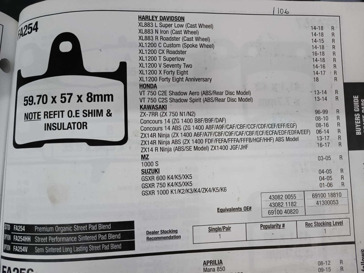 Balatas Ebc Suzuki Gsxr 600/750/ 04-05 1000 04-06 - Imagen 4
