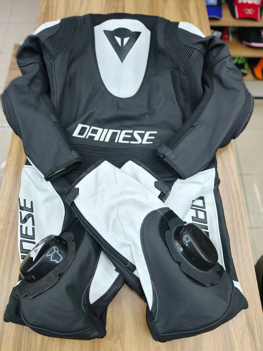 Traje/ Mono Dainese Negro/blanco - Imagen 6