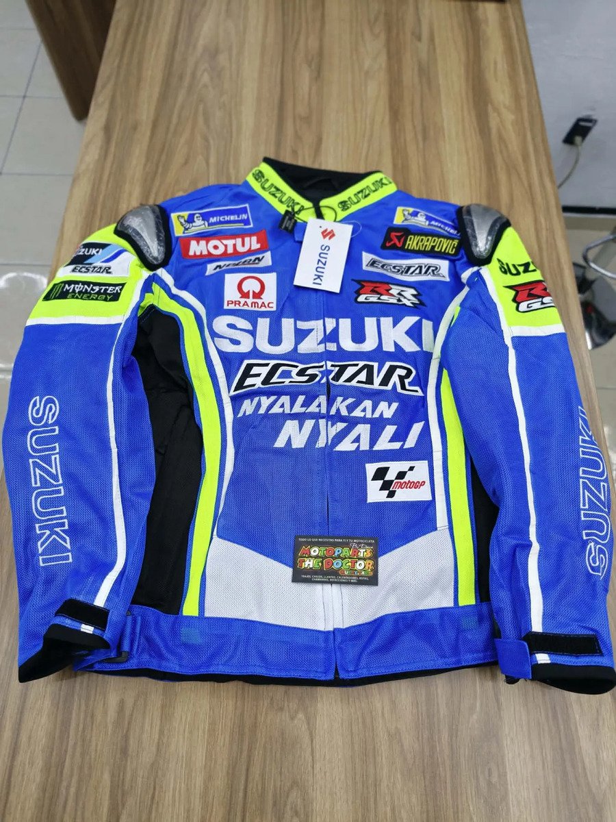 Chamarra Con Protecciones Para Motociclista Team Suzuki Gsxr - Imagen 3