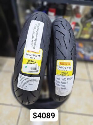 Llantas Pirelli Rosso Iii 140 Y 110
