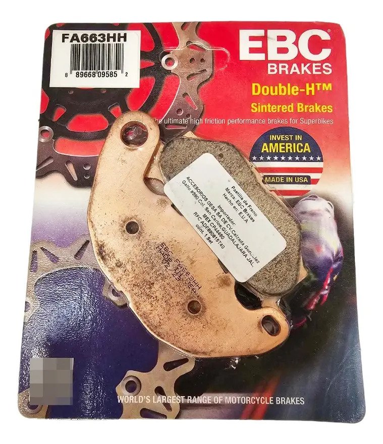 Balatas Delanteras Ebc R3 Mt03 2015 2019 Fa663 Hh