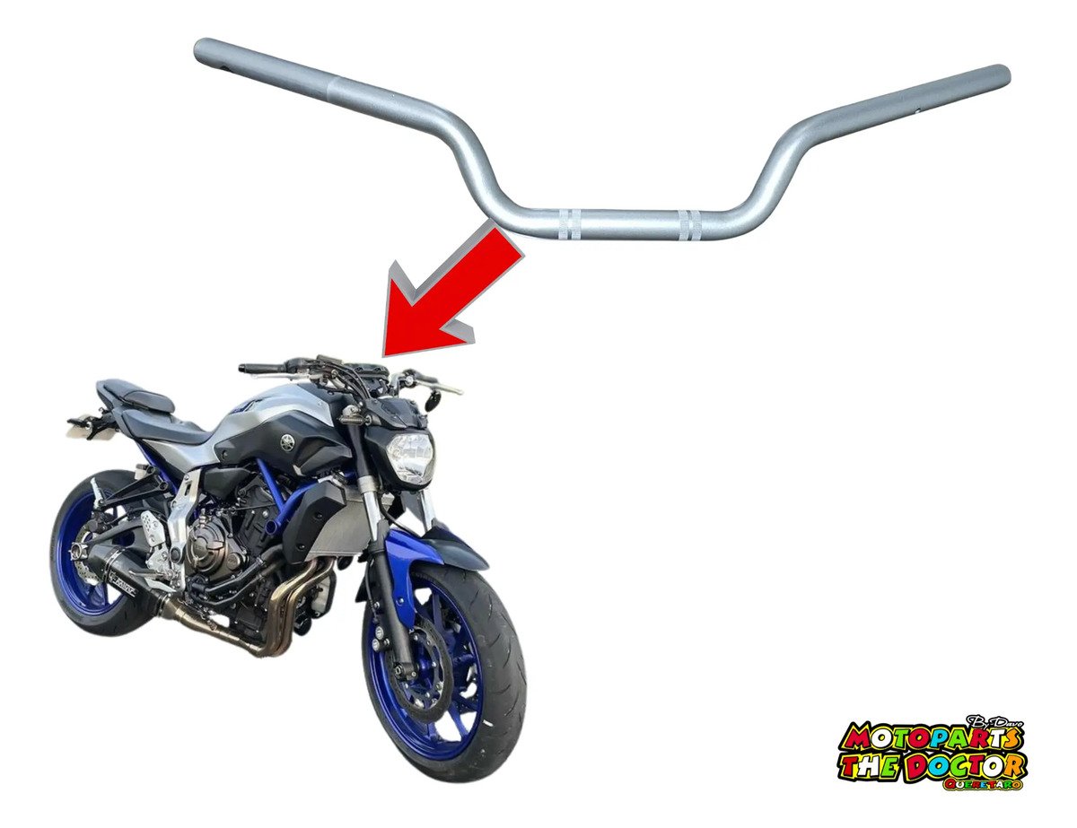Manubrio Volante Moto Yamaha Fz07 Año 2015 Al 2018 Original - Imagen 2