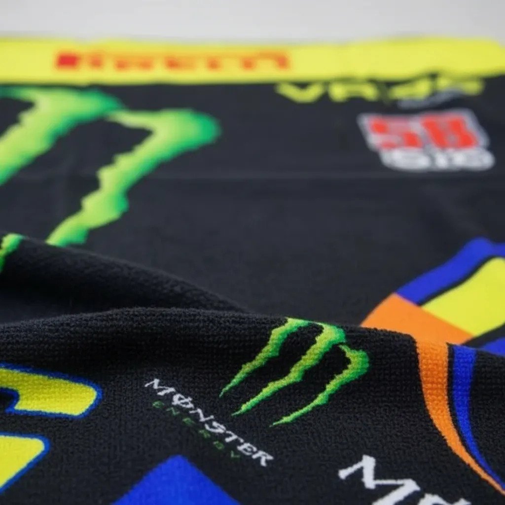 Toalla Deportiva Moto Gp Valentino Rossi 145x80 - Imagen 3