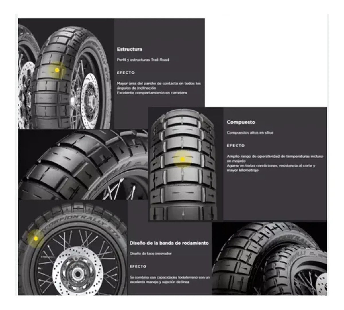 Llanta 170/60 R 17 72v M+s Sc Scorpion Rally Str Pirelli - Imagen 4