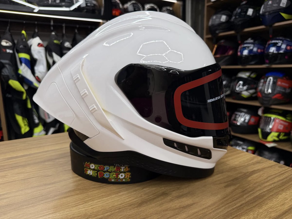 Casco Integral R7 Stryker Blanco - Imagen 2
