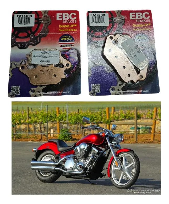 Balatas Ebc Honda Vt 1300 Sabre-stateline 2010-2015 - Imagen 3