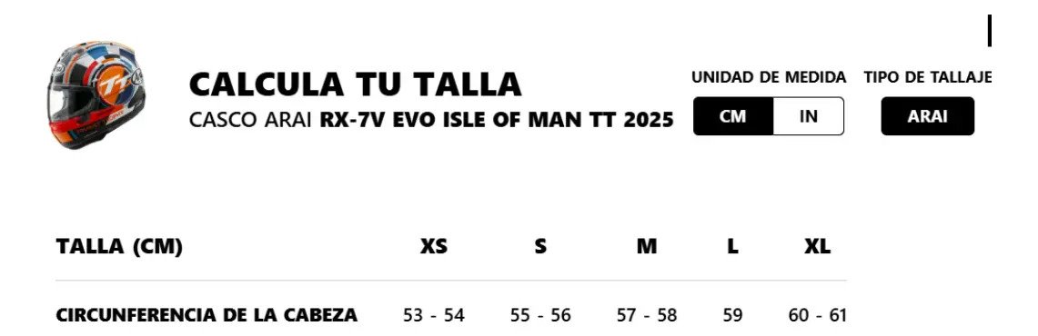 Casco Rx-7v Evo Tt Iom 2025 Arai Alta Gama Original - Imagen 2