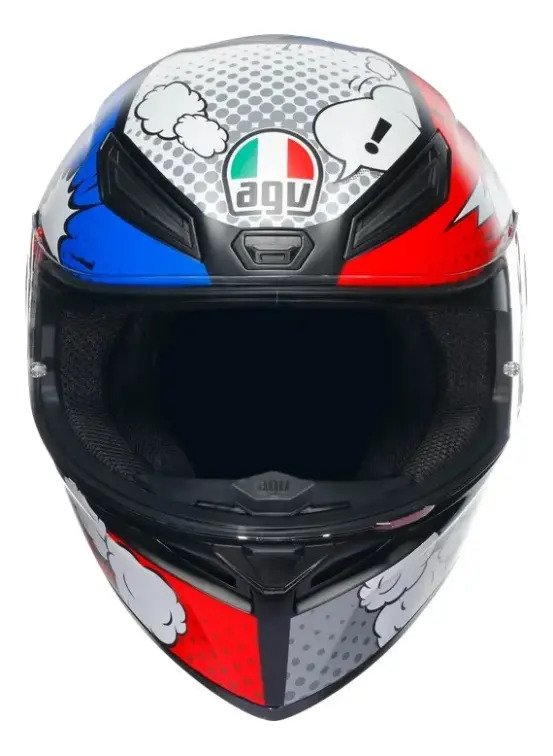 Casco Integral Agv K1 Bang Matt Italy/blue Ece2206 Original - Imagen 5