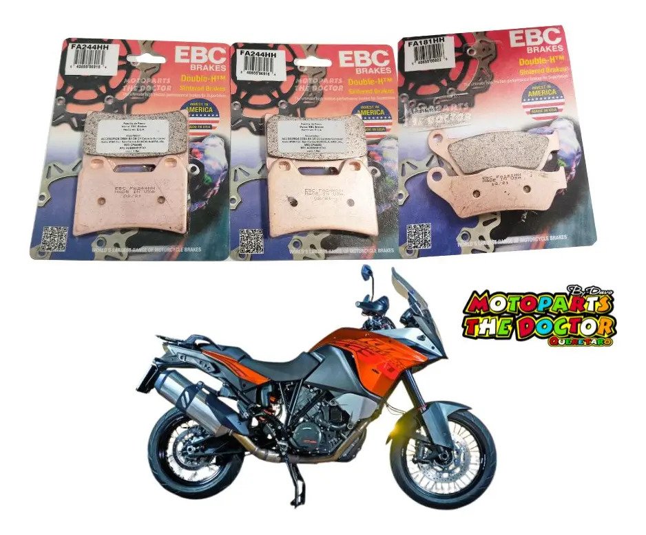 Balatas Kit Ebc Ktm 1190 Adventure -r 1290 Super Adventure - Imagen 3