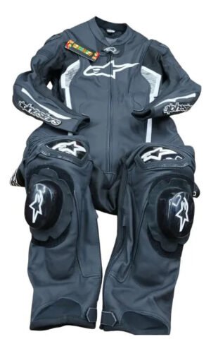 Traje Mono De Piel Motociclista Fusion Motoparts