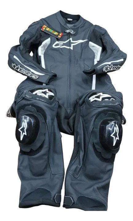 Traje Mono De Piel Motociclista Fusion Motoparts