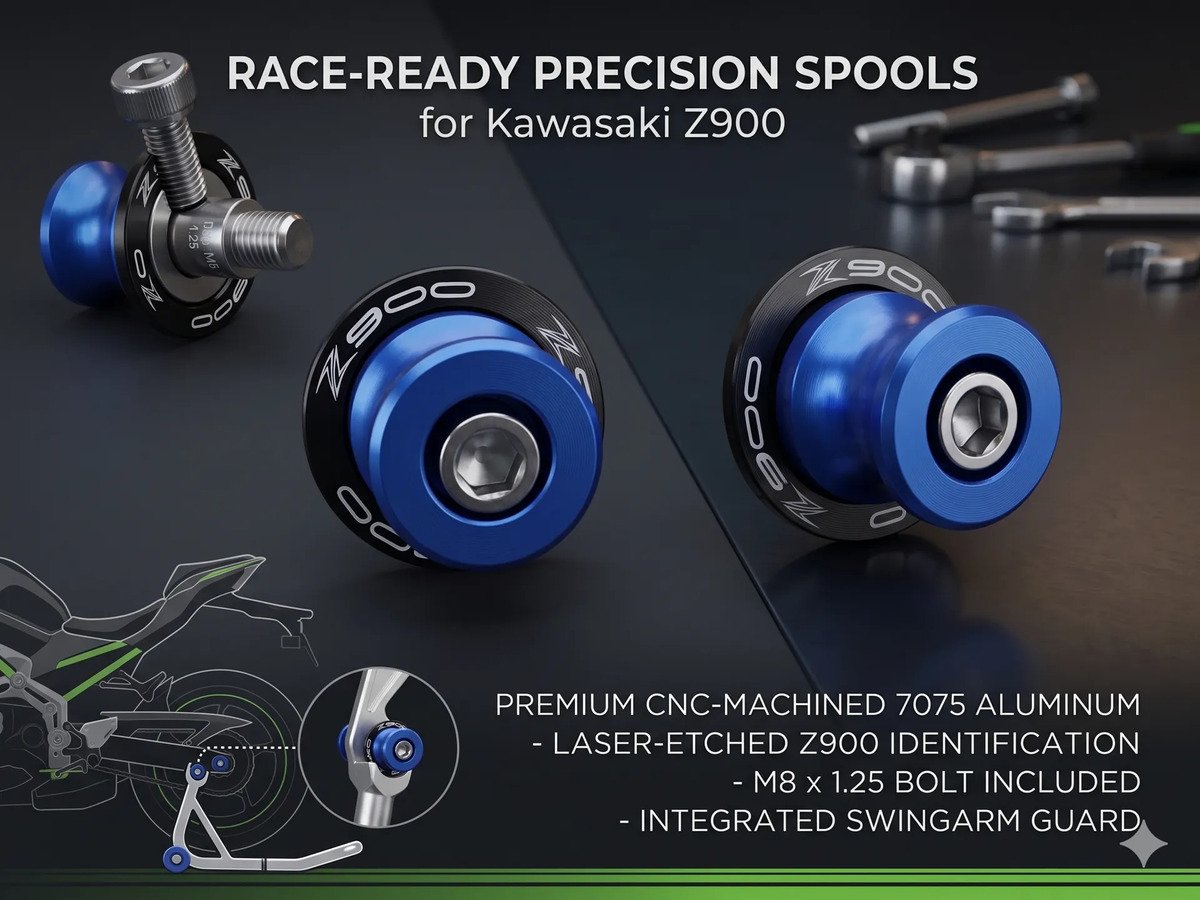 Spools Para Parador Kawasaki Z900 8mm - Imagen 3
