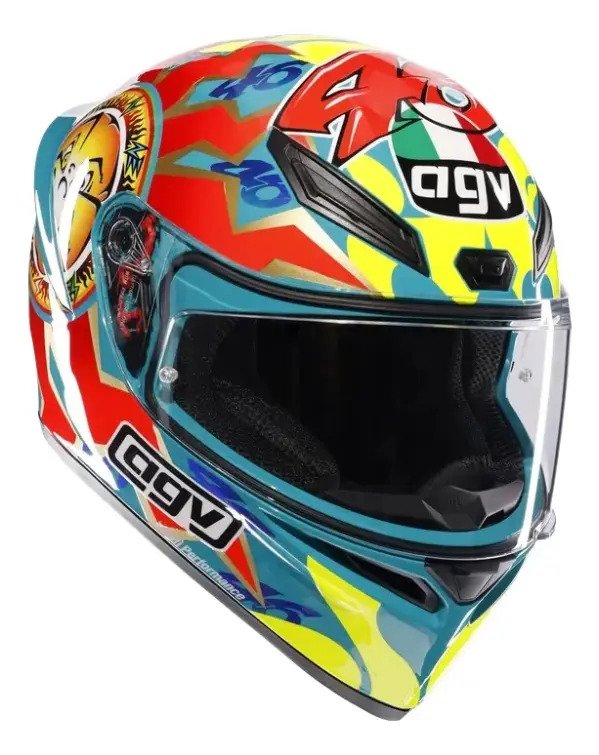 Casco Cerrado Agv K-1 E2206 Rossi Mugello 1999 Original - Imagen 9