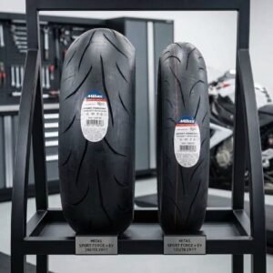 Llantas Mitas Sport Force + EVO 200/55-ZR17 Y 120/70-ZR17