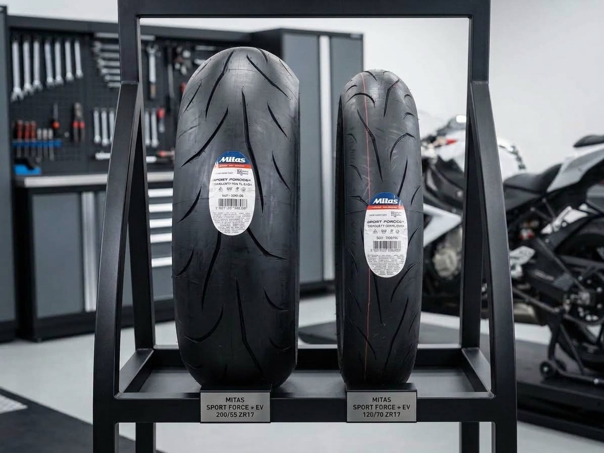 Llantas Mitas Sport Force + EVO 200/55-ZR17 Y 120/70-ZR17