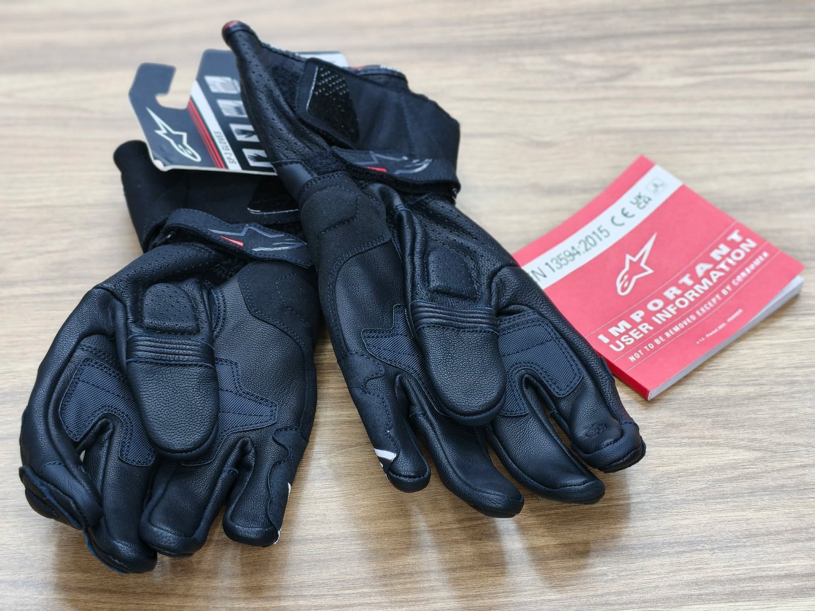 guantes racing de piel alpinestar sp3 originales - Imagen 3