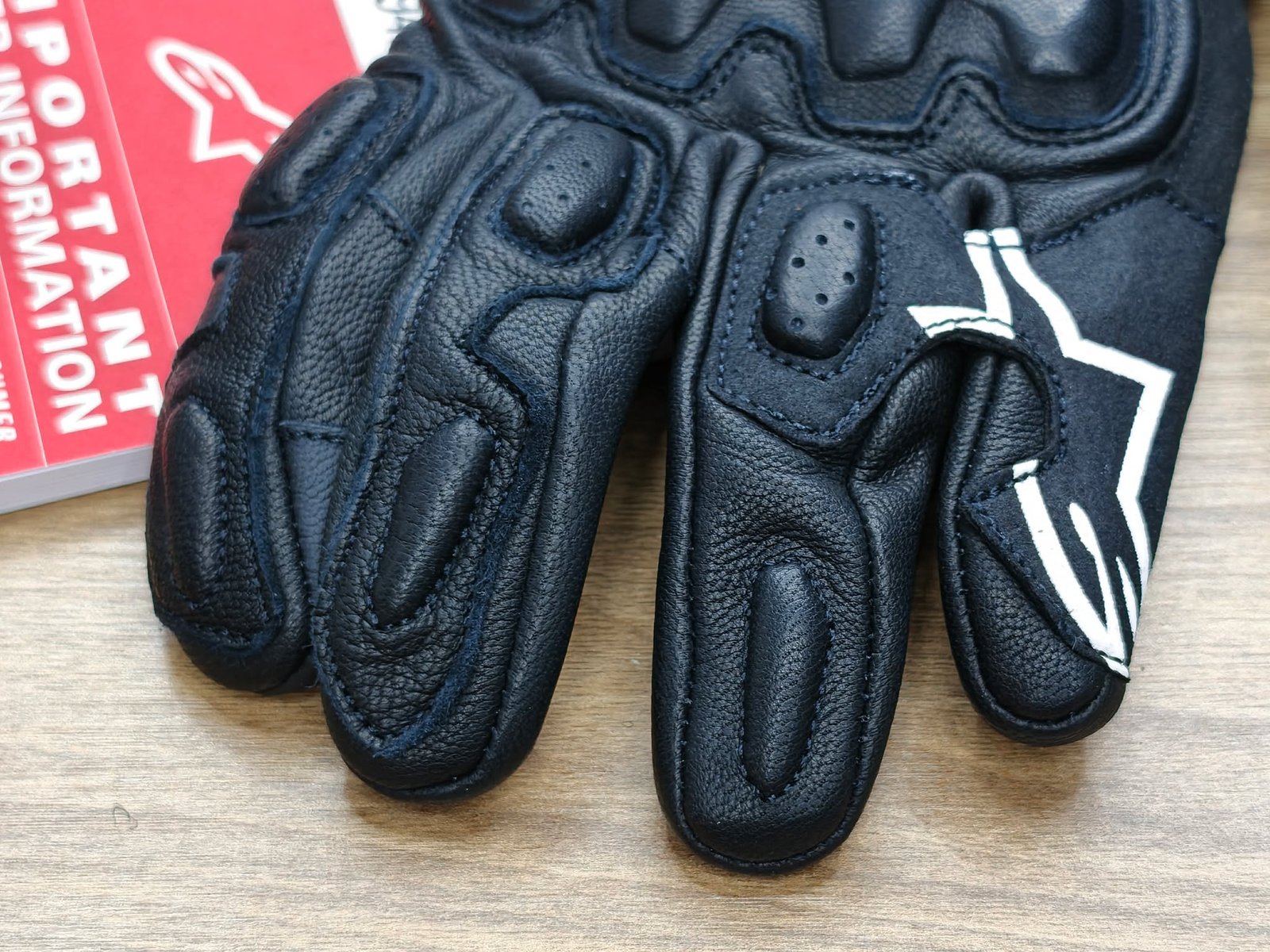 guantes racing de piel alpinestar sp3 originales - Imagen 4