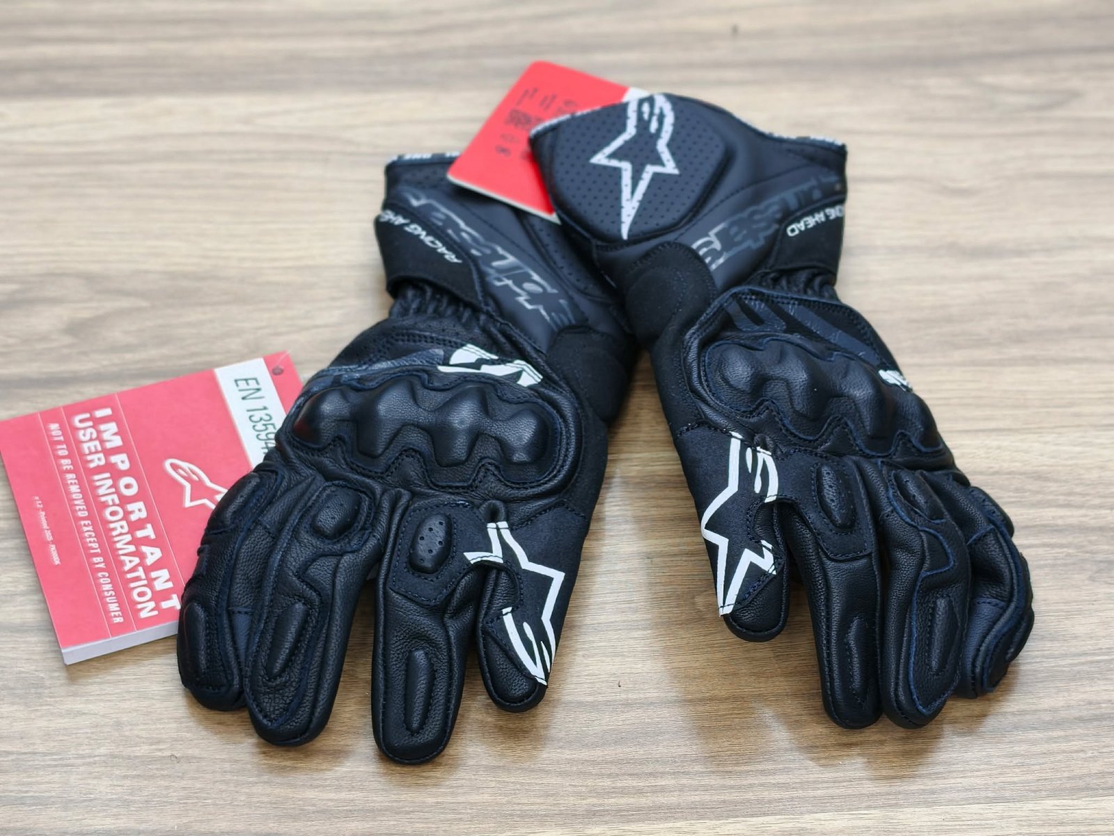guantes racing de piel alpinestar sp3 originales - Imagen 2