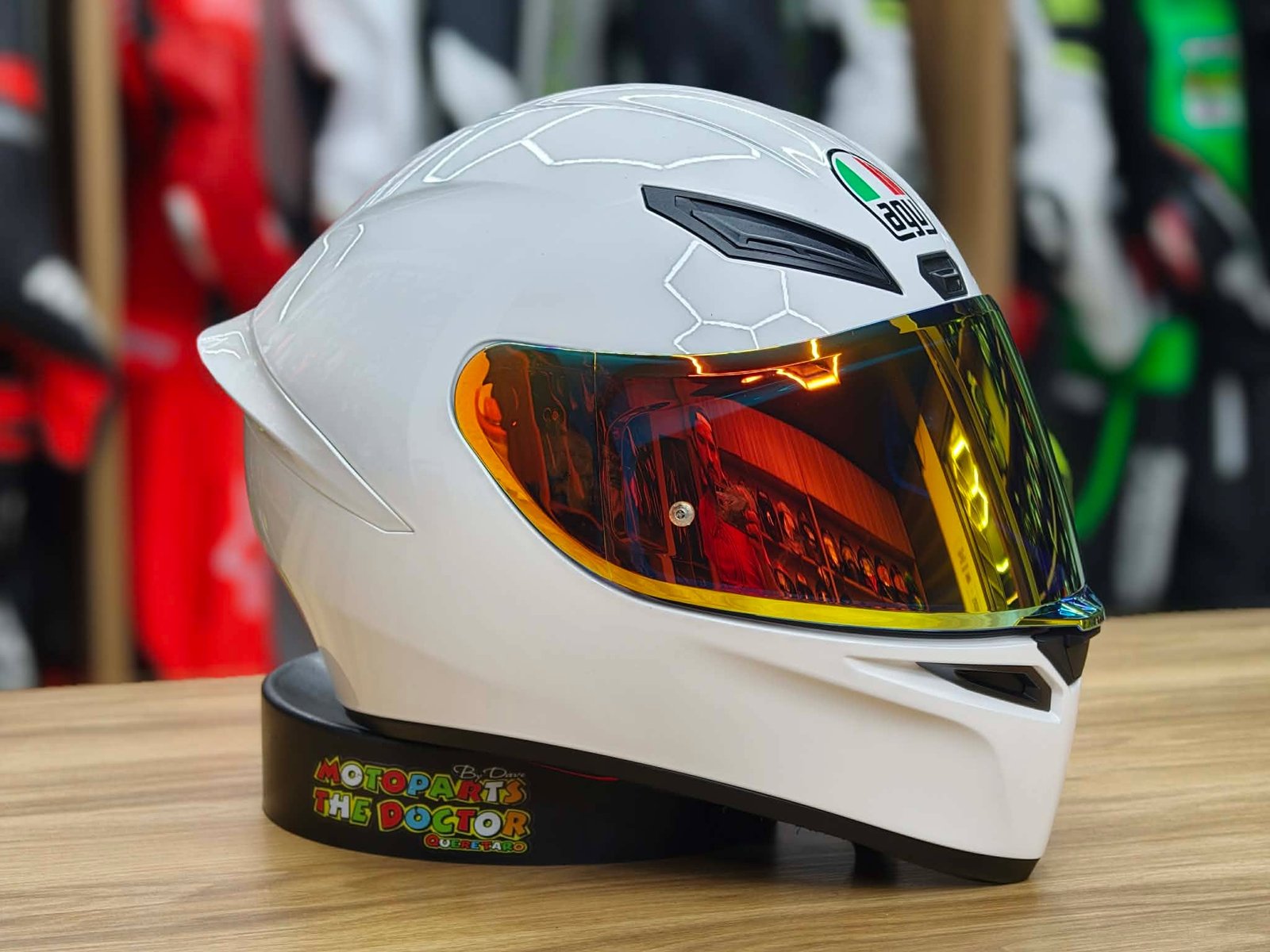 Casco AGV K1 S Blanco + Mica Gratis (Color a Elegir) | Envío Gratis - Imagen 2