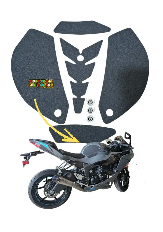 Kit Protector Tanque Y Lateral Para Kawasaki Zx6r 2009-2025 - Imagen 4