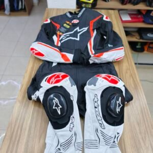 Mono de Cuero para Moto Alpinestars |Traje Deportivo con Protecciones CE