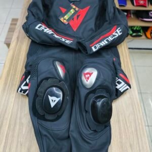Traje De Piel Para Moto Tipo Dainese D-Air Talla 54 / XL | Mono De Cuero Con Protecciones Y Sliders